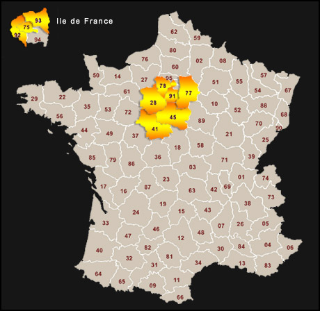 Carte de France